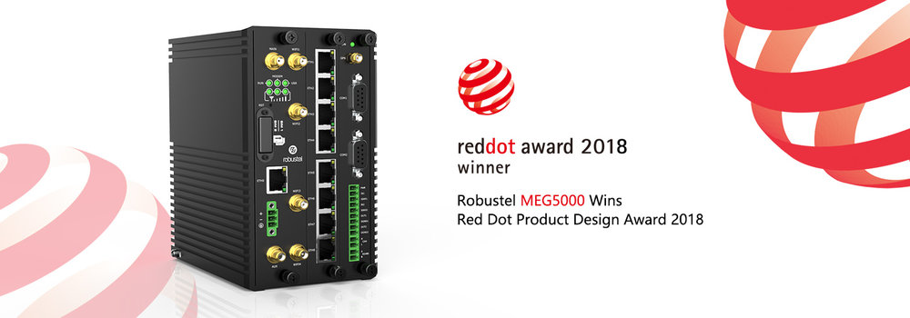 Robustel MEG5000 получает премию Red Dot Design Award